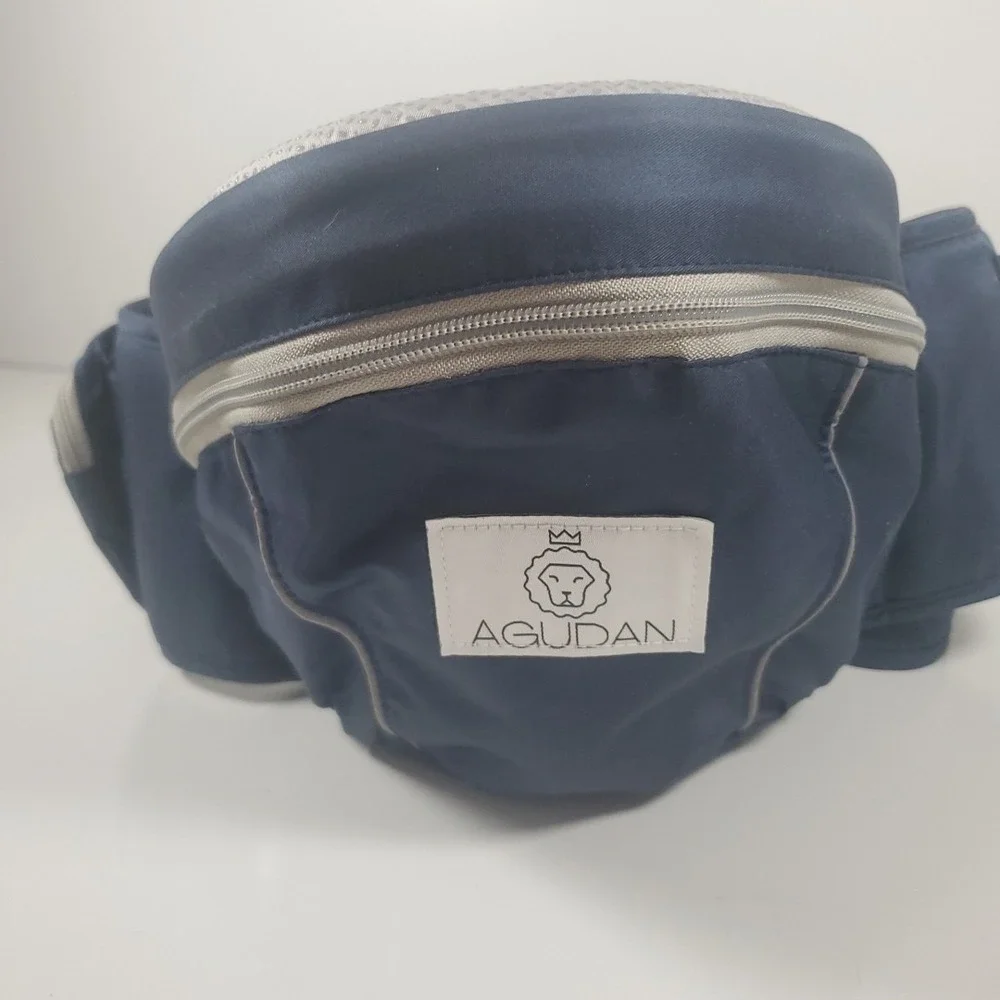 Baby Hip Carrier Hip Seat Bearer for Weight Blue & Gray 